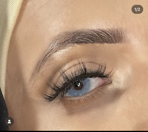 Customer photo review of Meetone NS-06 Pony Gray Contact Lenses