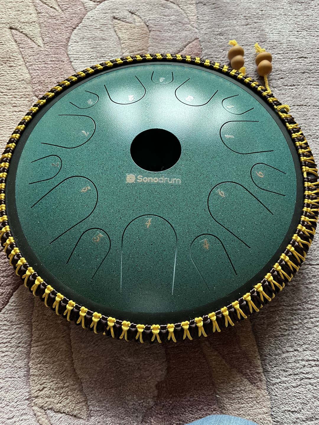 Customer photo review of Sonodrum Zungentrommel - "Exclusive" - Handgefertigt - 38cm - 14 Zungen - C-Dur