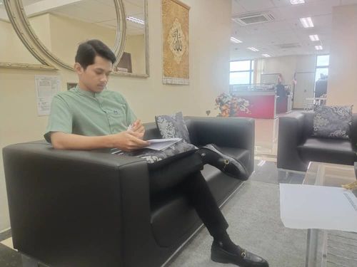 Customer photo review of Penny Loafer Horsebit Buckle - Black Croco Leather (Crepe Sole)