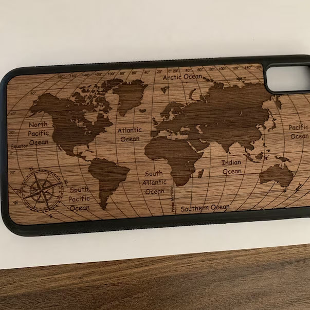Customer photo review of World Map - iPhone XS Max