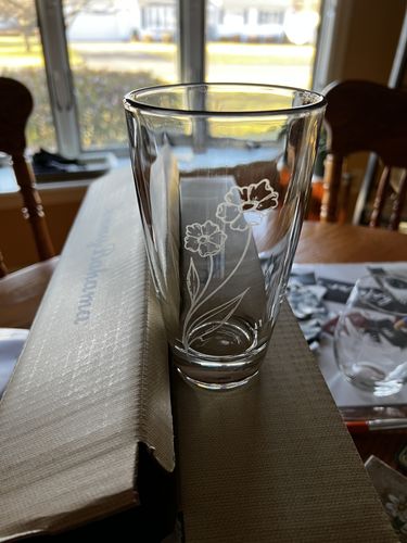 Customer photo review of Think About These Things - Mesh Stencil 12x18