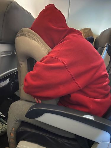 Customer photo review of CloudTravel Pillow™