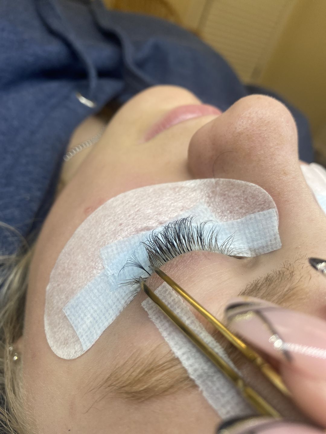 Customer photo review of Cashmere Volume Lash Extensions 0.03mm