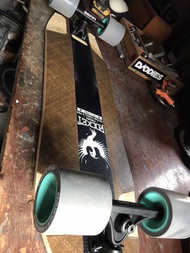 Customer photo review of Rocket Phoenix Cardillo Pro 32.9" Downhill/Freeride Longboard Deck