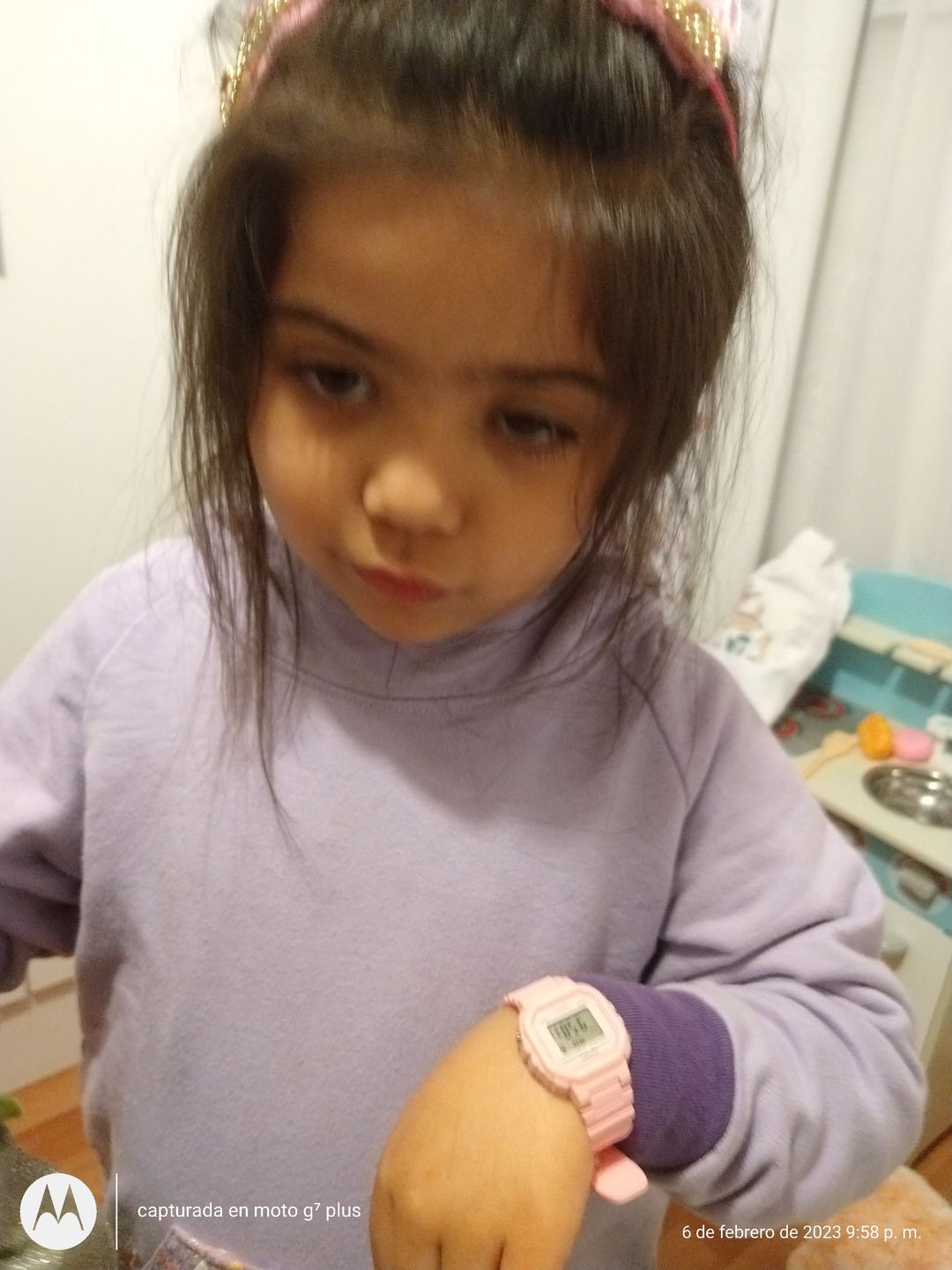 Customer photo review of Reloj Casio Vintage LA-20WH-4A1DF Rosado