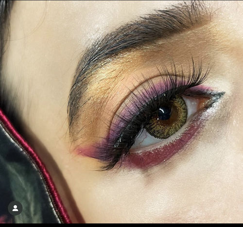 Customer photo review of FRESHGO Barbie Misty Gray Contact Lenses