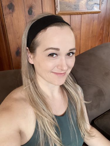 Customer photo review of BLACK BASICS - 2'' Headband