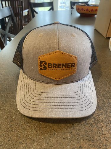 Customer photo review of Richardson 112 Custom Leather Patch Hat