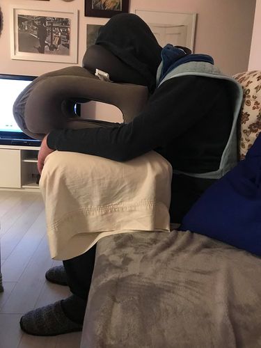 Customer photo review of CloudTravel Pillow™