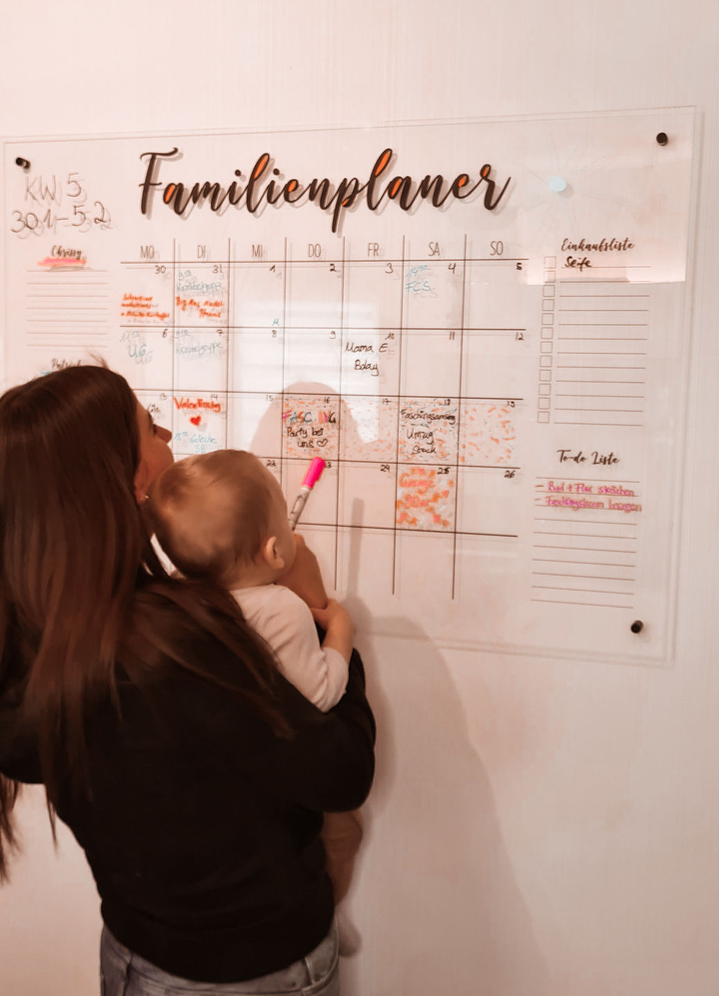 Customer photo review of 3-Namen Familienplaner