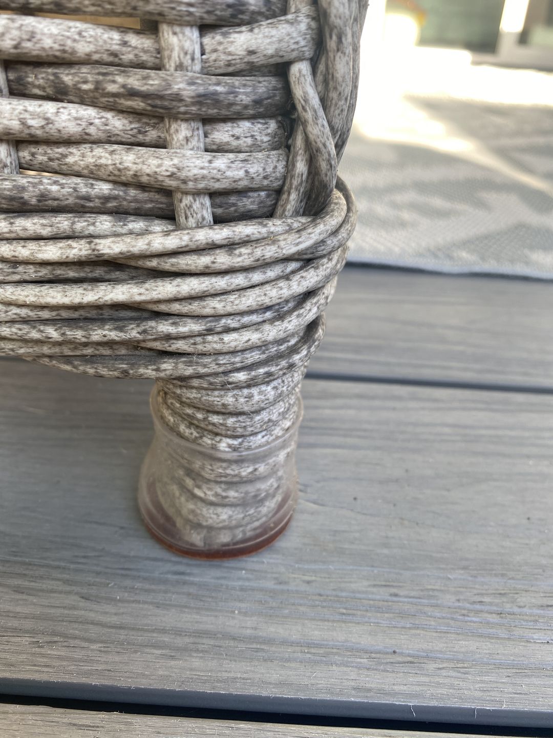 Customer photo review of Groovy Silicone Felt Chair Leg Glides
