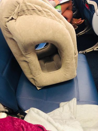 Customer photo review of CloudTravel Pillow™