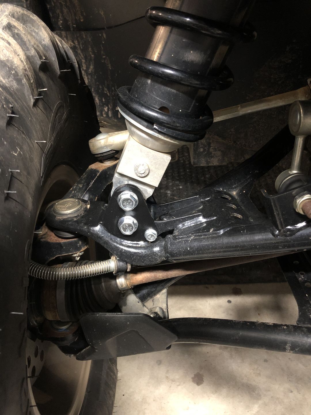 Customer photo review of 2 Inch | Yamaha Wolverine 850 X2 Front Lift Kit (2018+)