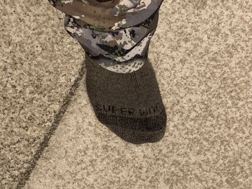 Customer photo review of J.B. Field's Icelandic 'Thermal Hiker I' Merino Wool Thermal Sock