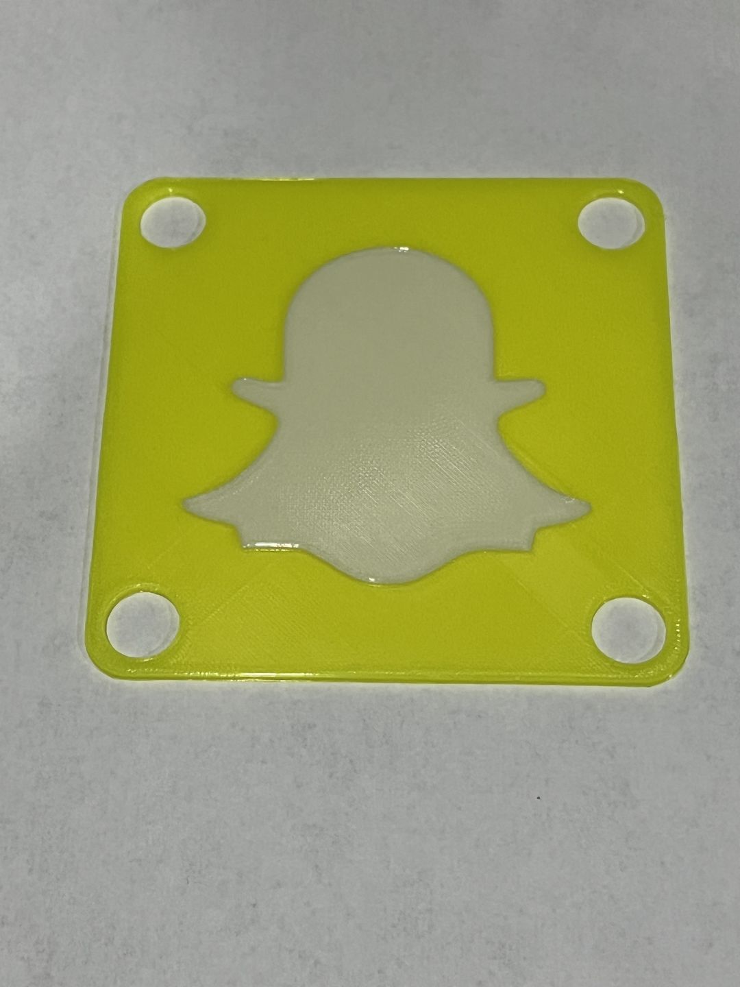 Customer photo review of Fluorescent Yellow PETG Filament 1.75mm