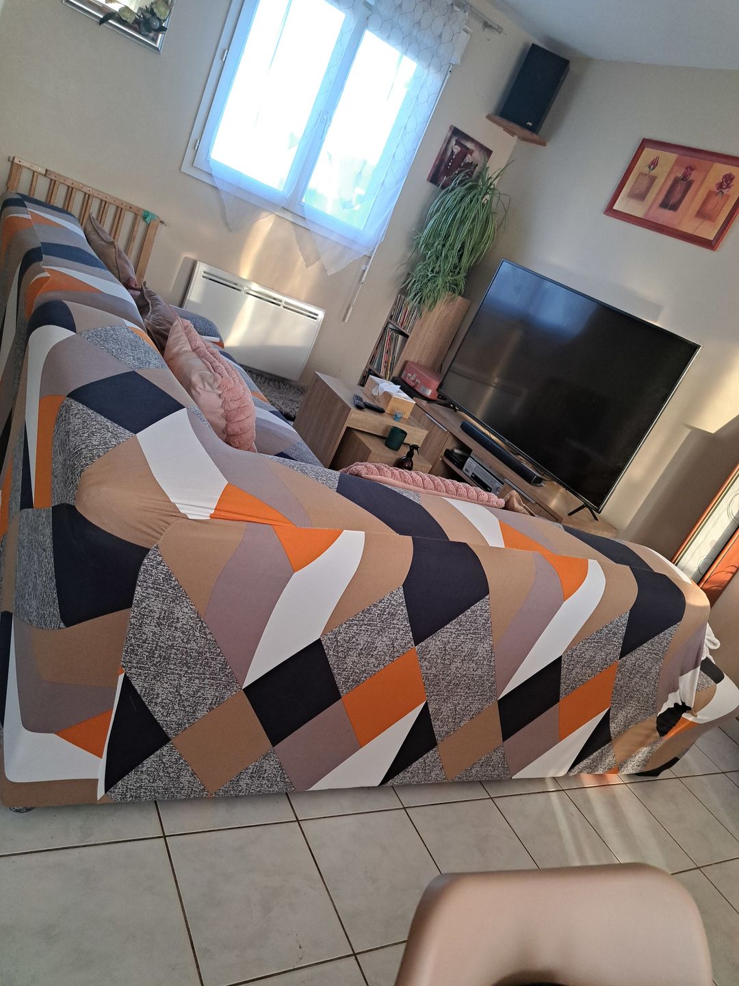 Customer photo review of Modern - Housses Extensibles de Fauteuil et Canapé