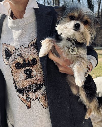Customer photo review of Full-Body Pet Custom Sweater