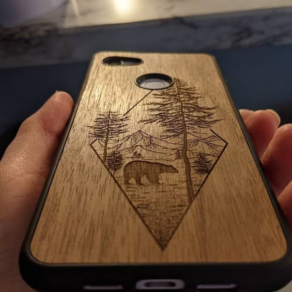 Customer photo review of Woodland Bear - Google Pixel 3A XL