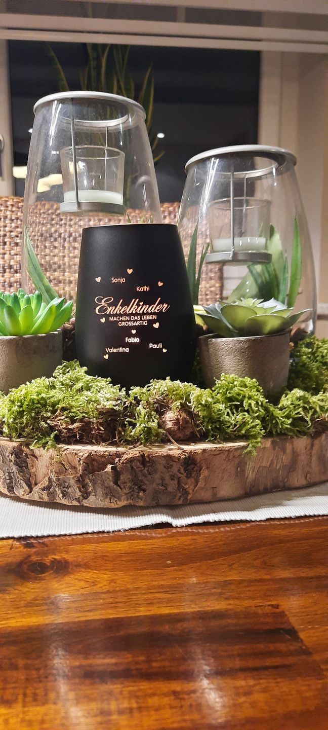 Customer photo review of Meine Enkelkinder - Großeltern-Windlicht
