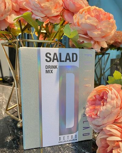 Customer photo review of Detox Salad Drink Mix 7 Sachets #Allklear