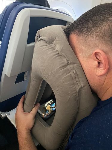 Customer photo review of CloudTravel Pillow™