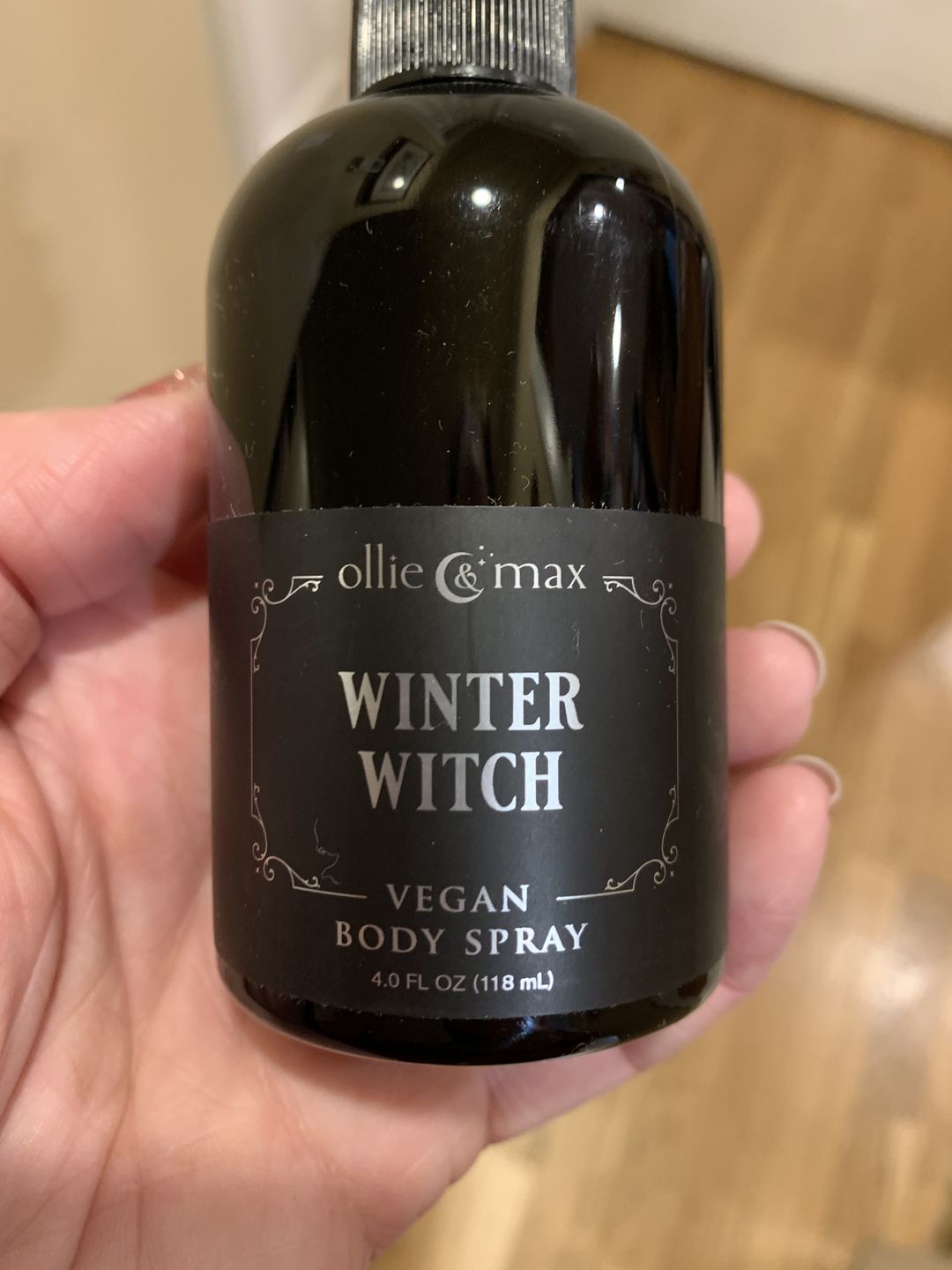 Customer photo review of Winter Witch Body Spray