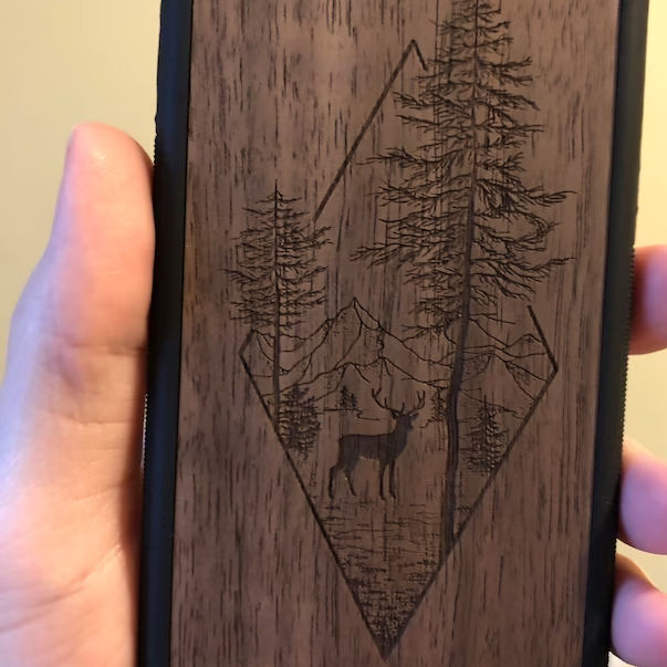 Customer photo review of Deer Woodland - iPhone 13 Pro MagSafe Case