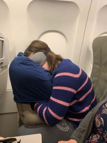 Customer photo review of CloudTravel Pillow™