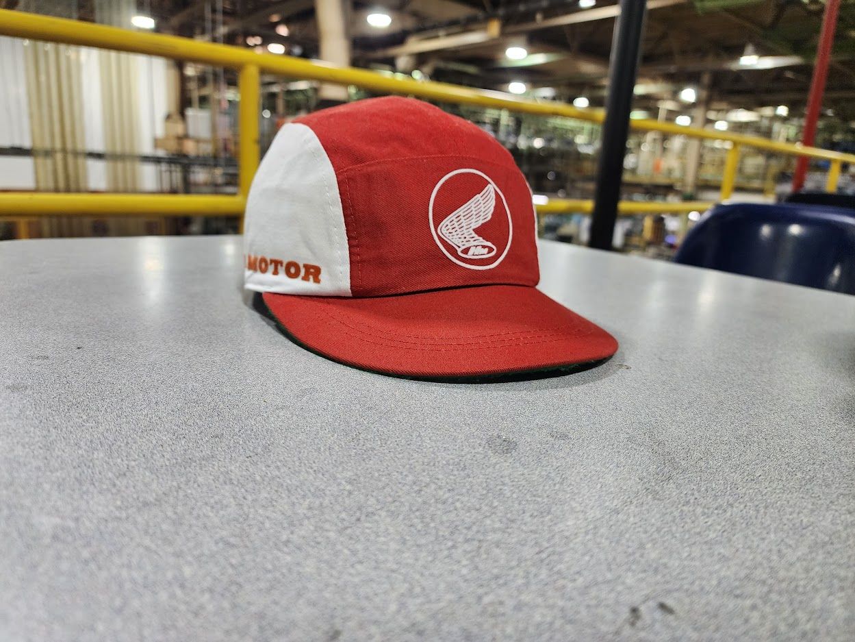 Customer photo review of Honda Racing Replica Mechanics Hat (1964) - LIMITED EDITION Blue