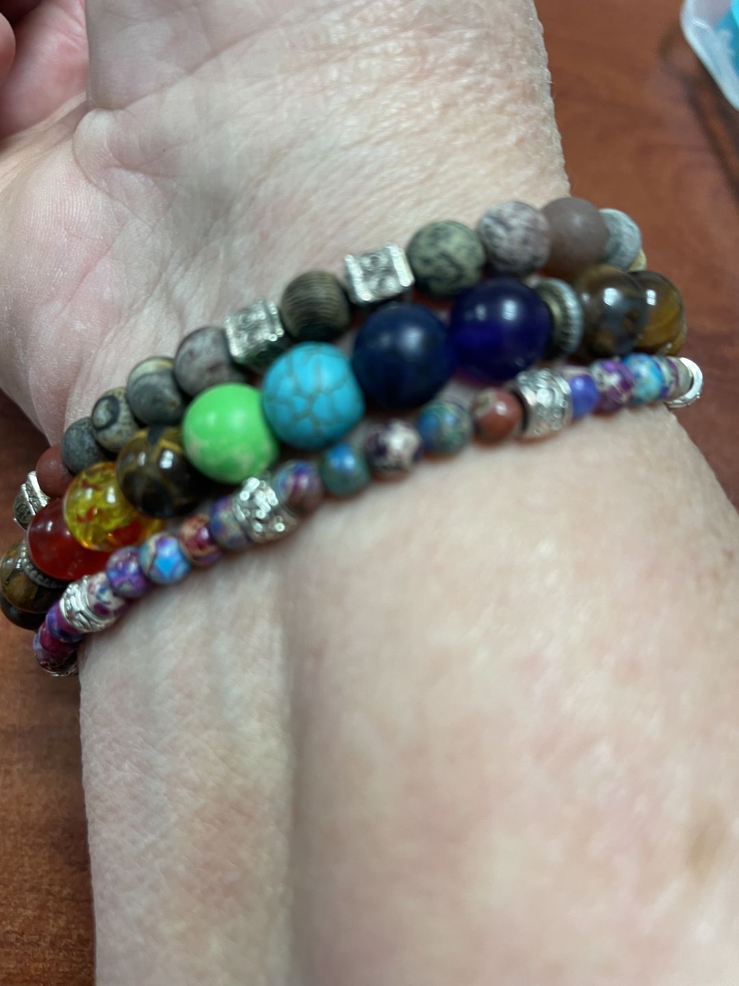 Customer photo review of Tibetan Energy Bracelet