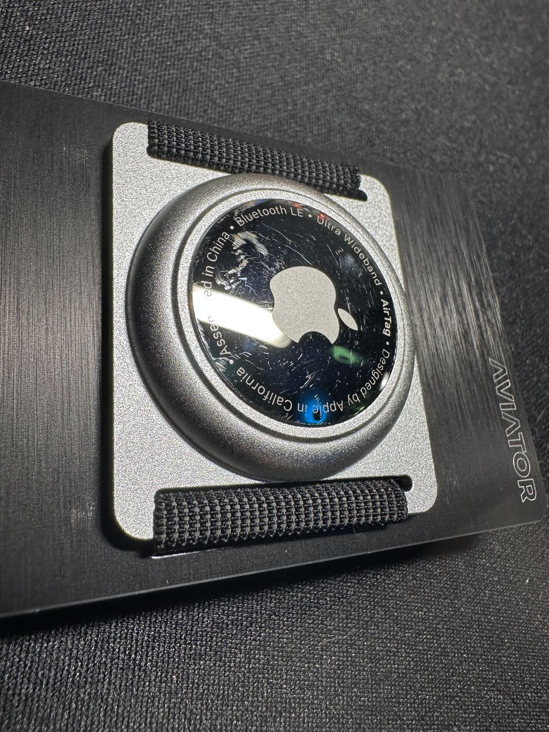 Customer photo review of Metal AirTag Holder