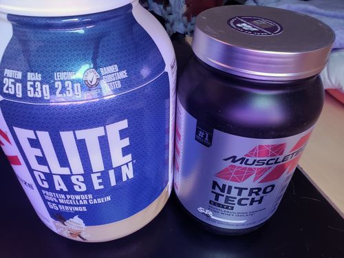 Customer photo review of Dymatize Elite Casein Caseina 4 Lb