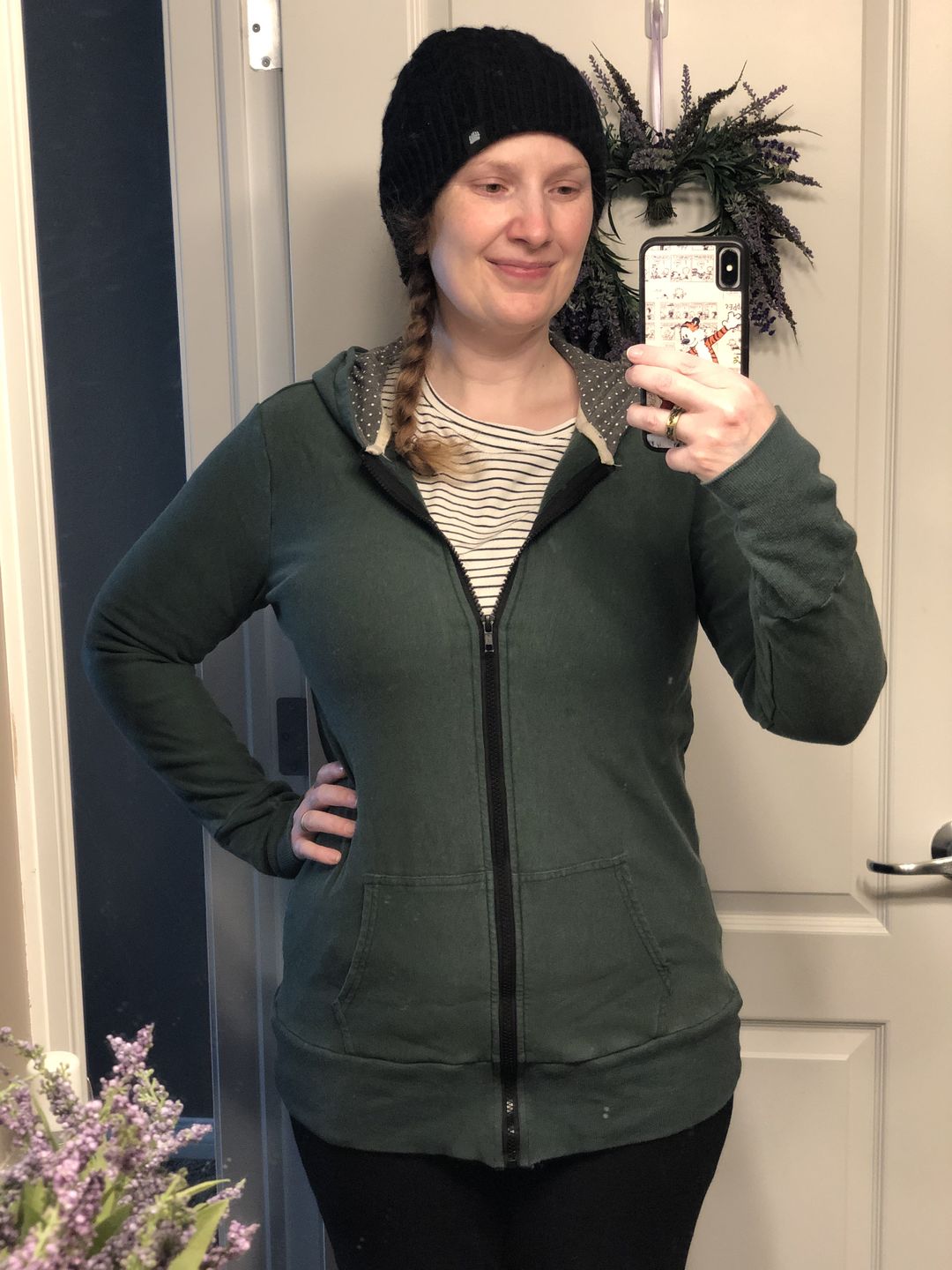 Customer photo review of *Pre-Sale* Zip Up Hoodie