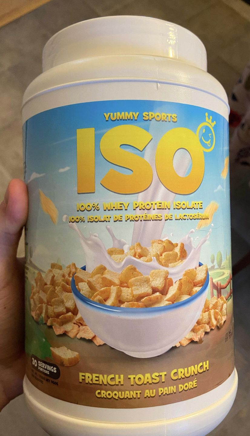 Customer photo review of Yummy Sports - ISO 100% Protéine Isolate 2lbs