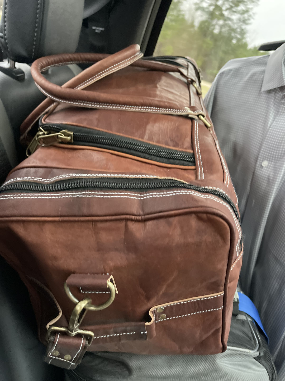 Customer photo review of Traveler Weekender Duffle
