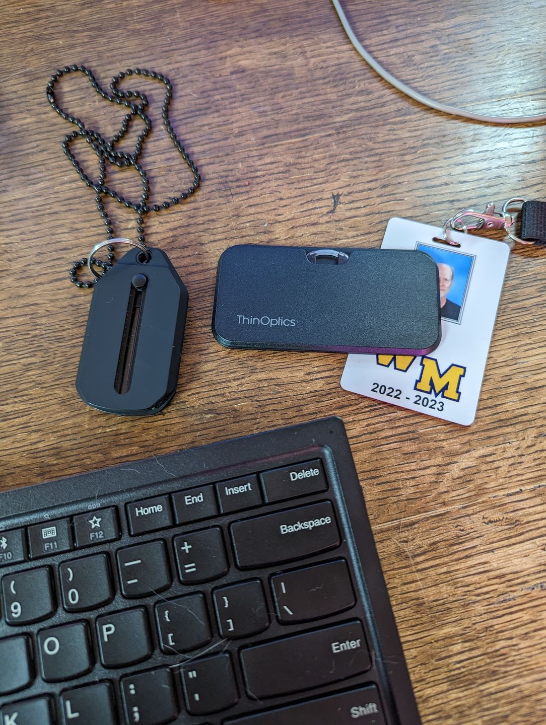 Customer photo review of Readers + Black Keychain Case