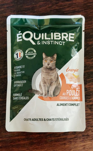 Customer photo review of Effilés au poulet, courges & agrumes (chat stérilisé et chat adulte)
