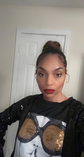 Customer photo review of Quiet & Shine Sweatshirt