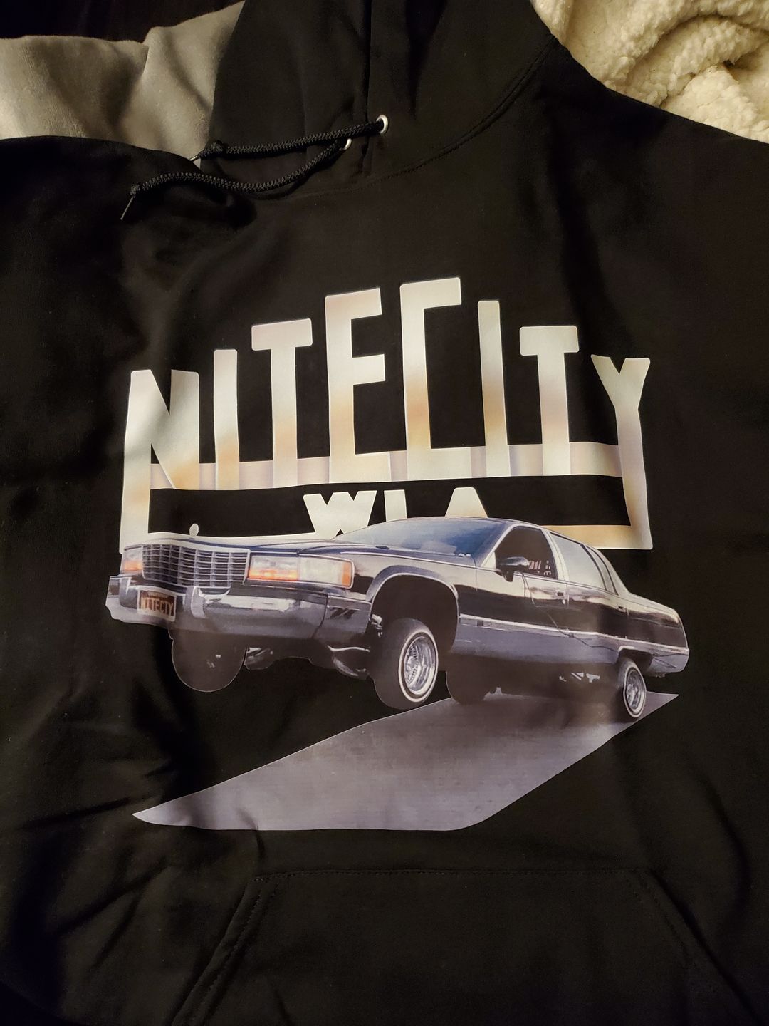 Customer photo review of Custom Uploaded Picture Vehicle Hoodie..