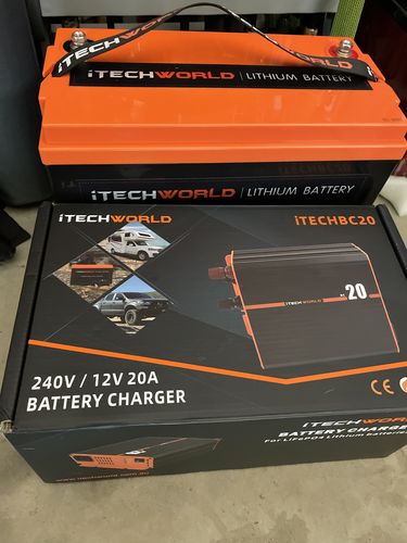 Customer photo review of iTECH120X 12v 120Ah Lithium Deep Cycle Battery LiFePO4