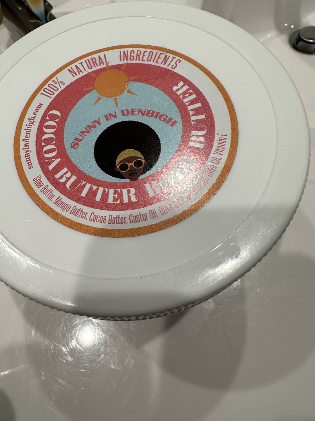 Customer photo review of Cocoa Butter Body Butter