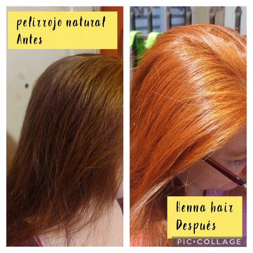 Reseña con foto de un cliente sobre Henna Jamila Hair