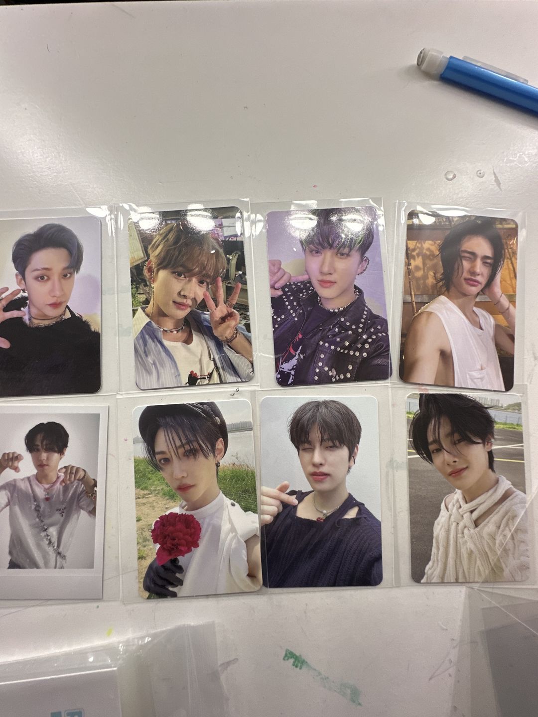Customer photo review of PREMIUM PHOTOCARD SLEEVES - BLUE VERSION (65x91MM)