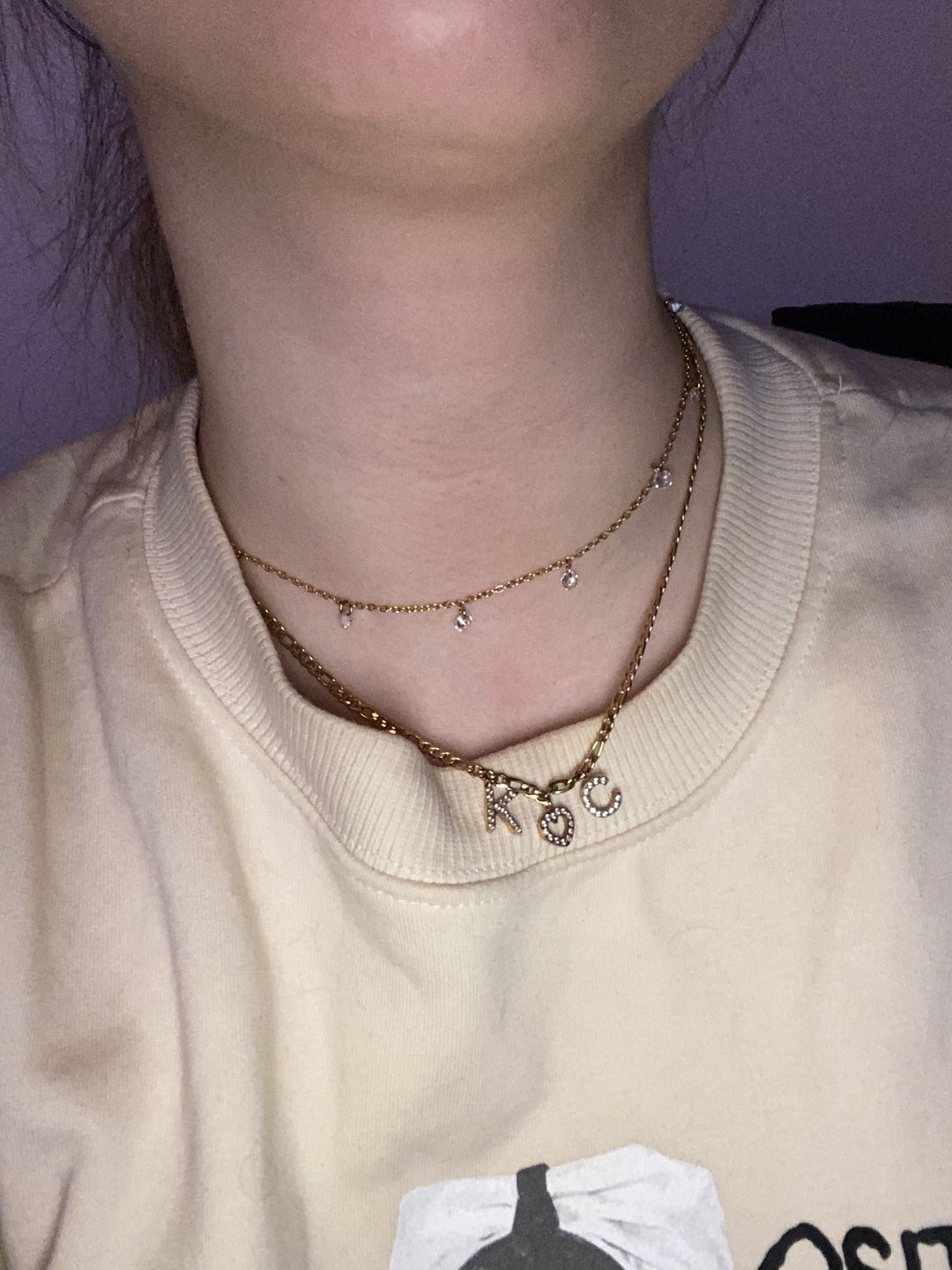 Customer photo review of Lynda Halskette | 18K vergoldet