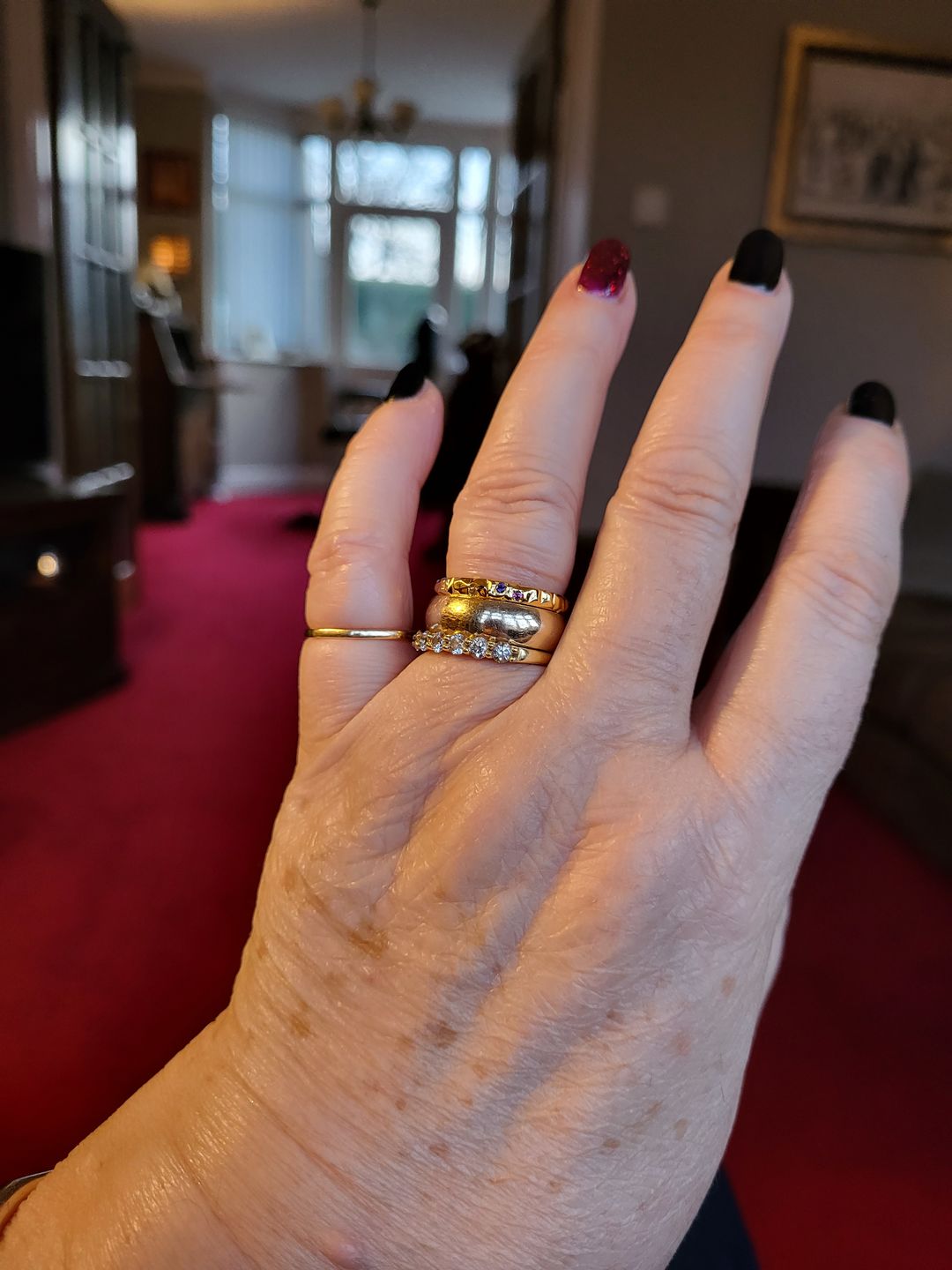 Customer photo review of Candy Slim Band Ring