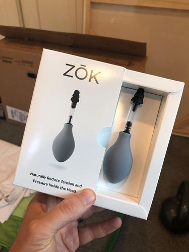 Customer photo review of Zōk- Naturally Reduce Pressure and Tension Inside the Head