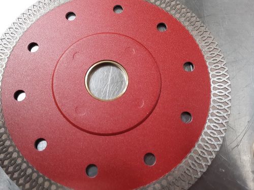 Customer photo review of 4.5/5/7/10 in. Super Thin Diamond Blade For Tile/Marble/Granite