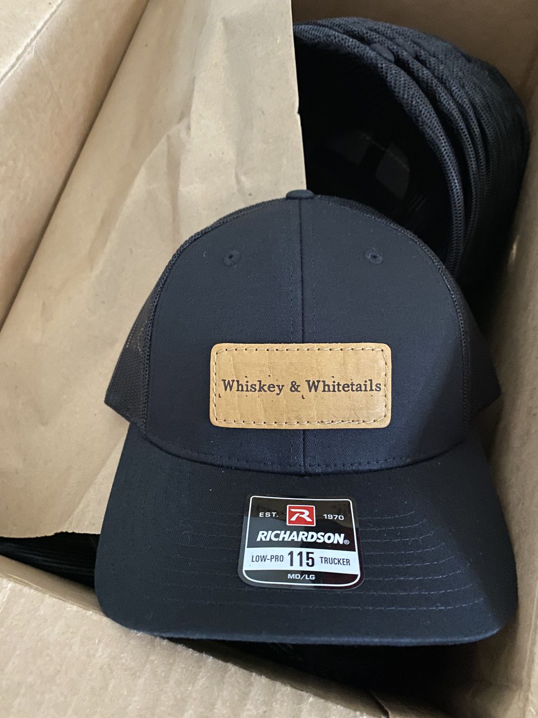 Customer photo review of Richardson 115 Custom Leather Patch Hat