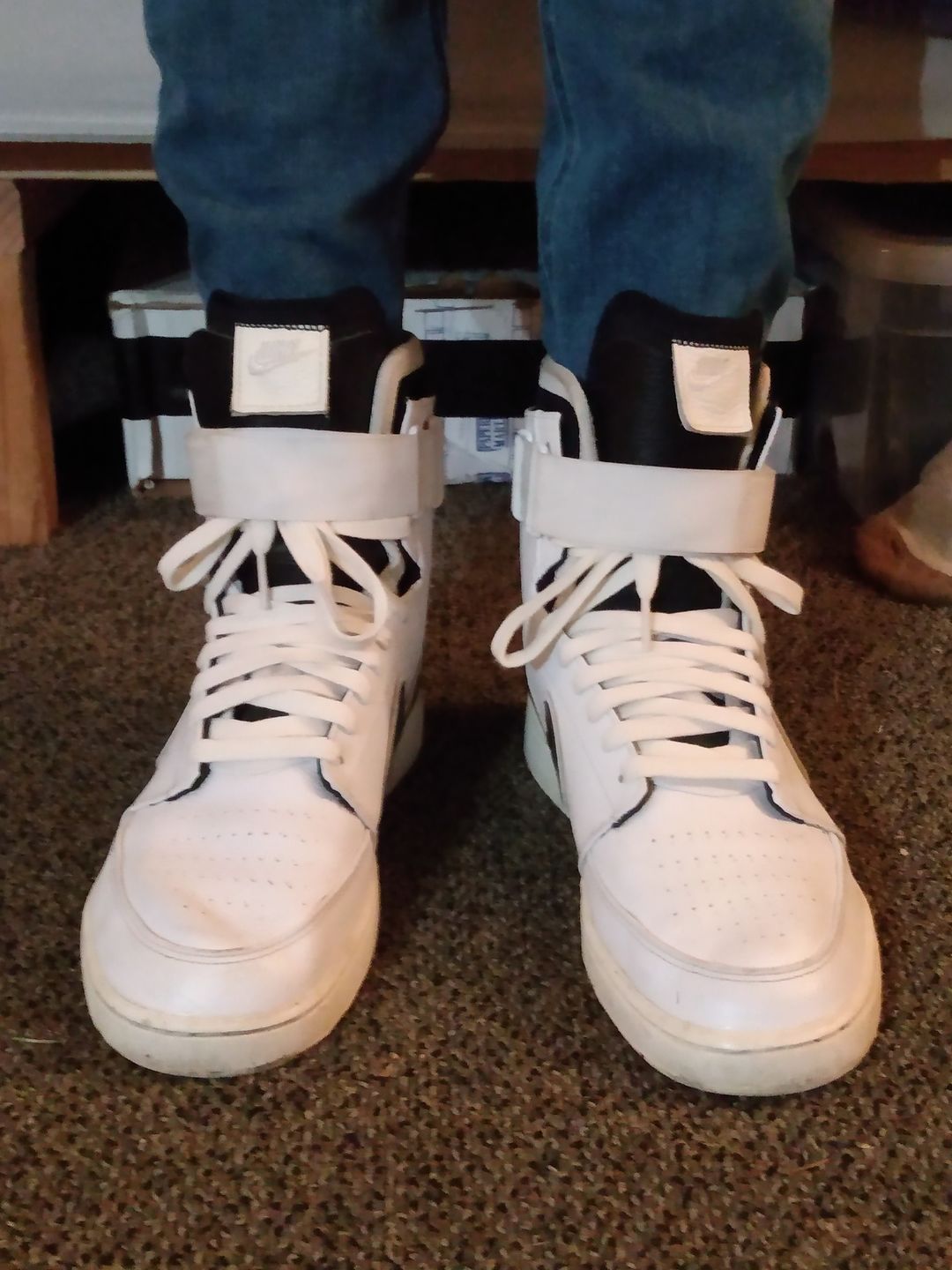 Customer photo review of Flat 100% Cotton Shoe Laces