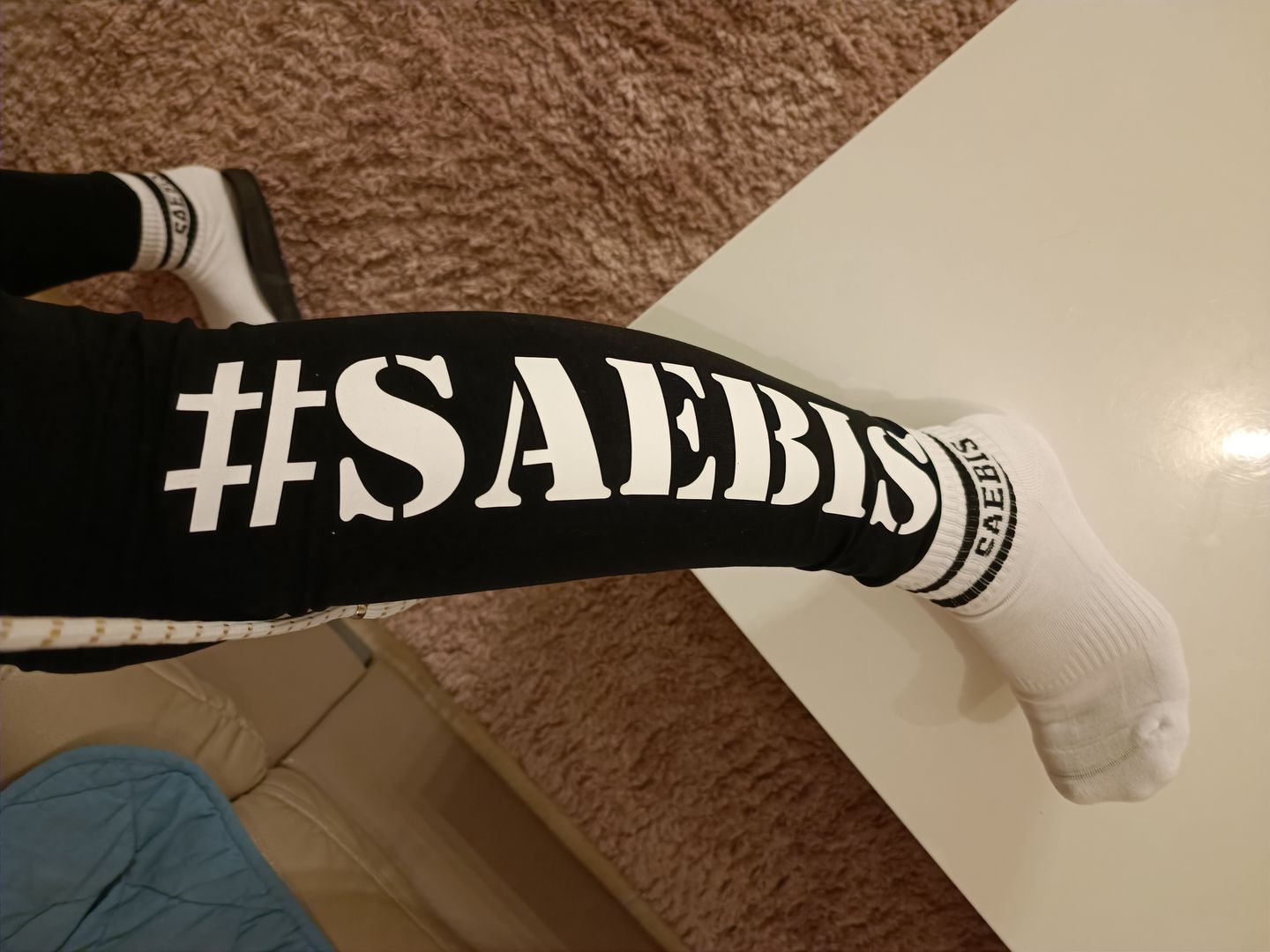 Customer photo review of SAEBIS® 5er SET weiße Retro Sport Socken mit schwarzen Streifen